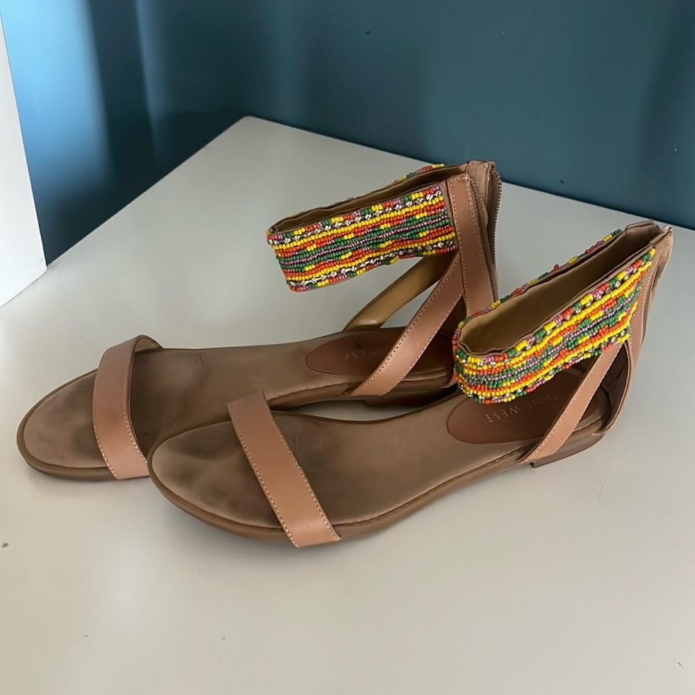 Nine West Beaded Flats